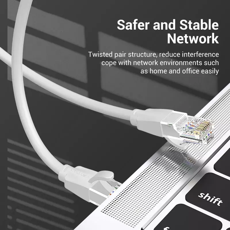 Cable de red Vention Cat.6 UTP patch RJ-45 1,5 m gris