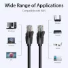 Vention IBEBQ cable de conexión Cat.6 UTP, 20 m, negro