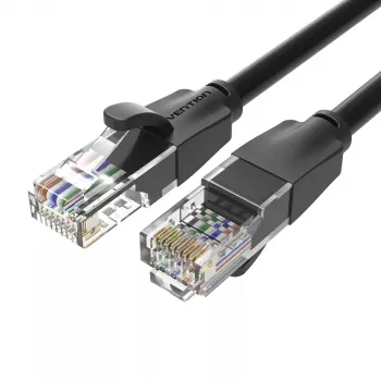 Cable de red Vention Cat.6 UTP patch 3 m negro 1000 Mbit/s RJ-45