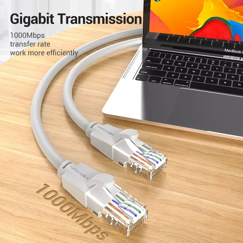 Cable de red Vention Cat.6 UTP cable de conexión RJ-45 5M gris