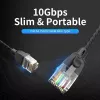 Vention IBIBJ cable de conexión Cat.6A UTP, 5 m, negro