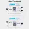 Vention AKPH0 conmutador HDMI bidireccional de 2 puertos, 8K, aleación de aluminio, gris