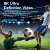Vention AKPH0 conmutador HDMI bidireccional de 2 puertos, 8K, aleación de aluminio, gris