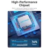 Conmutador HDMI bidireccional 2 puertos 4K Vention AKOB0 — 3 conectores HDMI, 3840×2160@60Hz, ABS, Plug and Play