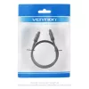 Cable de fibra óptica Vention 1M negro TOSLINK conector macho a conector macho