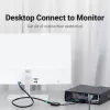 Convertidor VGA a HDMI Vention 0,15 m negro VGA HDMI Micro-USB audio