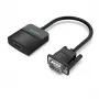 Convertidor VGA a HDMI Vention 0,15 m negro VGA HDMI Micro-USB audio