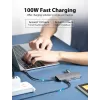 Docking station Vention USB-C a HDMI USB 3.0x3 SD TF PD 100W gris