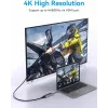 Docking station Vention USB-C a HDMI USB 3.0x3 SD TF PD 100W gris