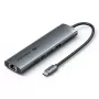 Vention TGVHB base de conexión USB-C 9 en 1, 4K 60Hz, 100W PD, 0,15 m