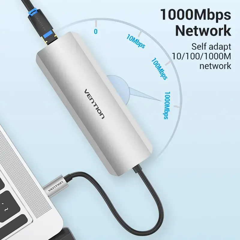Vention TOLHB concentrador USB-C, 0,15 m
