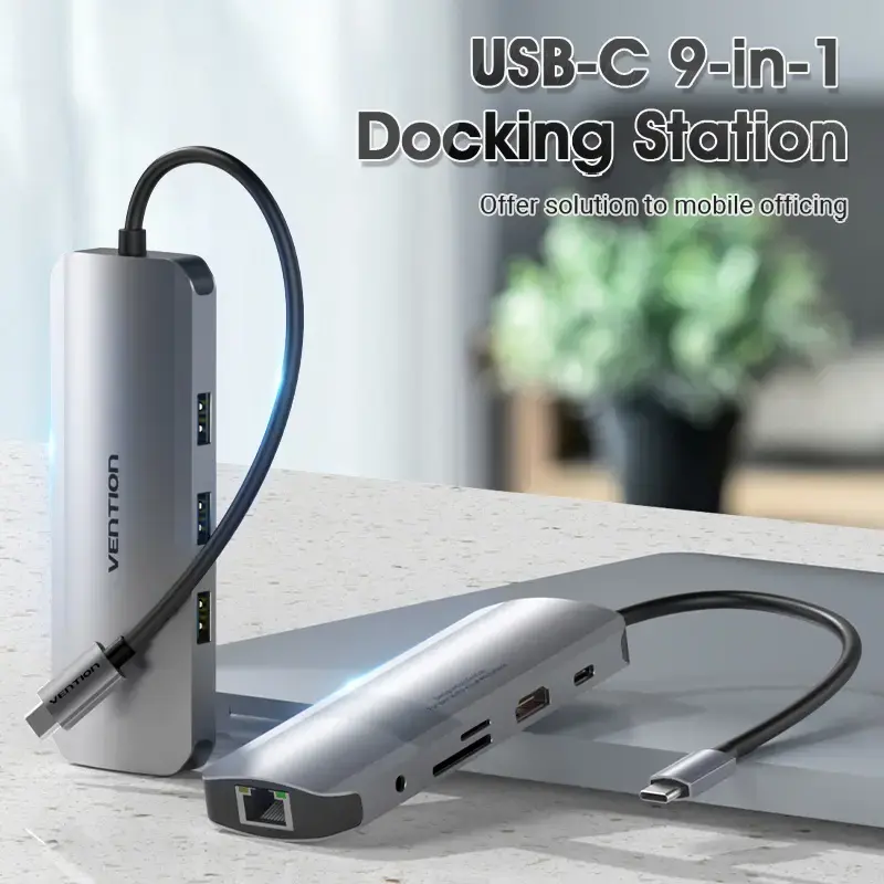 Vention TOLHB concentrador USB-C, 0,15 m