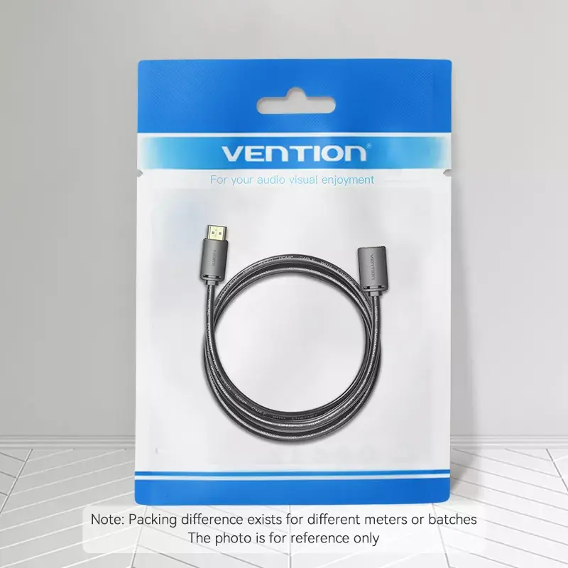 Vention AHCBF cable HDMI, HDMI macho a HDMI hembra, 1 m, 4K, negro