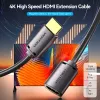 Vention AHCBF cable HDMI, HDMI macho a HDMI hembra, 1 m, 4K, negro