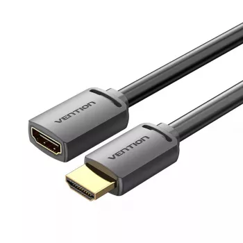 Cable HDMI Vention AHCBF 1 m, HDMI-A conector macho a HDMI-A conector hembra, 18 Gbit/s, 4K, negro