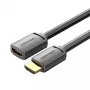 Vention AHCBF cable HDMI, HDMI macho a HDMI hembra, 1 m, 4K, negro