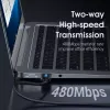 Vention COJBH cable USB 2.0, USB-A macho a USB-A macho, 2 m, 2 A, negro