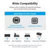 Cable USB 2.0 conector macho A a conector macho B 3 m — Vention — PVC negro, 480 Mbit/s, 2 A