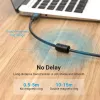 Cable USB 2.0 conector macho A a conector macho B 3 m — Vention — PVC negro, 480 Mbit/s, 2 A