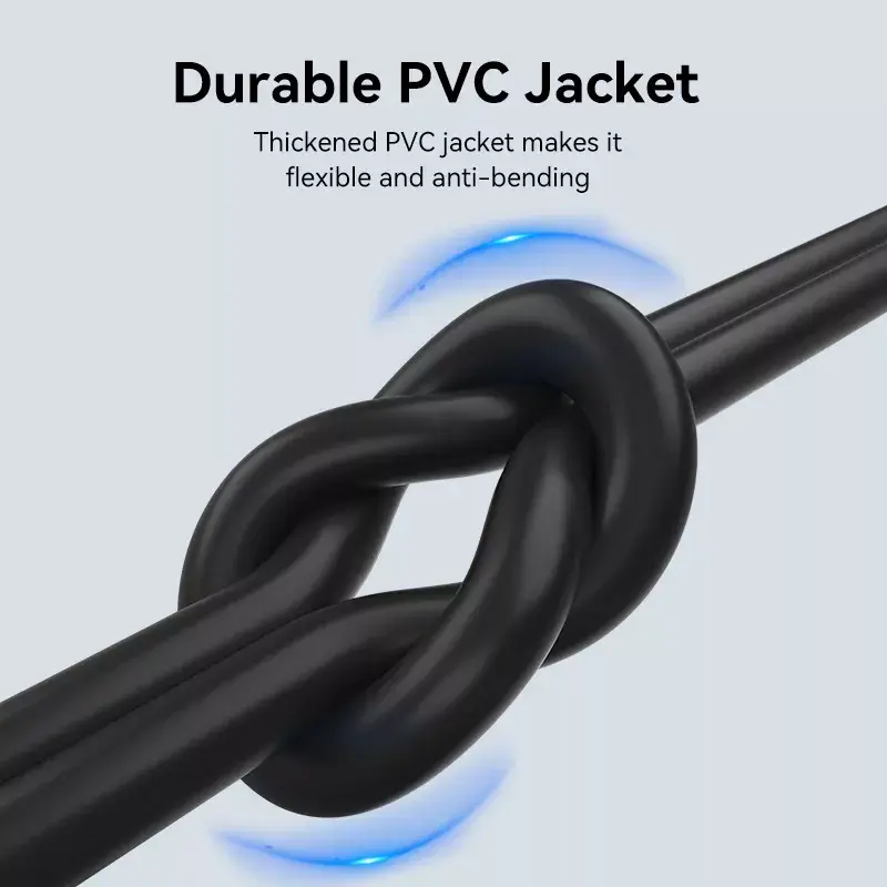 Cable Vention USB 2.0 conector macho A a conector macho C 3A 0,25 m negro