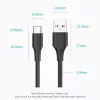 Cable Vention USB 2.0 conector macho A a conector macho C 3A 0,25 m negro
