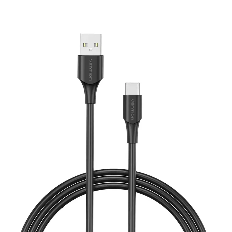 Cable Vention USB 2.0 conector macho A a conector macho C 3A 0,25 m negro
