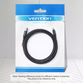 Cable Vention USB 2.0 conector macho A a conector macho C 3A 0,5 m negro
