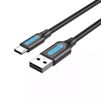 Cable Vention USB 2.0 conector macho A a conector macho C 3A 0,5 m negro