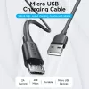 Cable Vention USB 2.0 conector macho A a conector macho Micro-B 2A 1,5 m negro