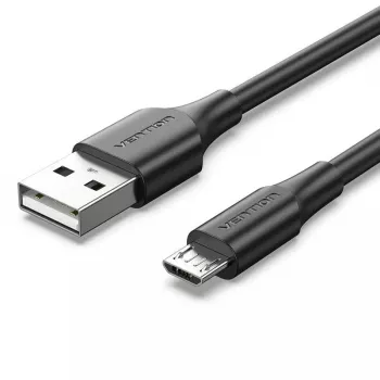 Cable Vention USB 2.0 conector macho A a conector macho Micro-B 2A 2M negro