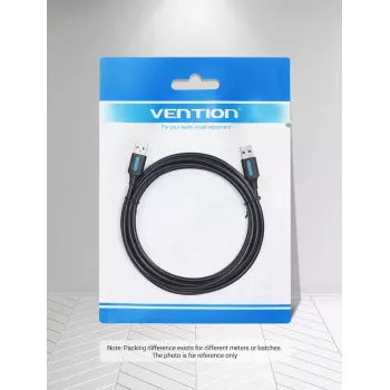 Cable USB-A a USB-A Vention CONBD 0,5 m, USB 3.2 Gen 1 (5 Gbit/s), negro