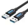 Vention CONBD cable USB 3.0, USB-A macho a USB-A macho, 0,5 m, PVC, negro