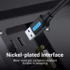 Vention CONBG cable USB 3.0, USB-A macho a USB-A macho, 1,5 m, PVC, negro