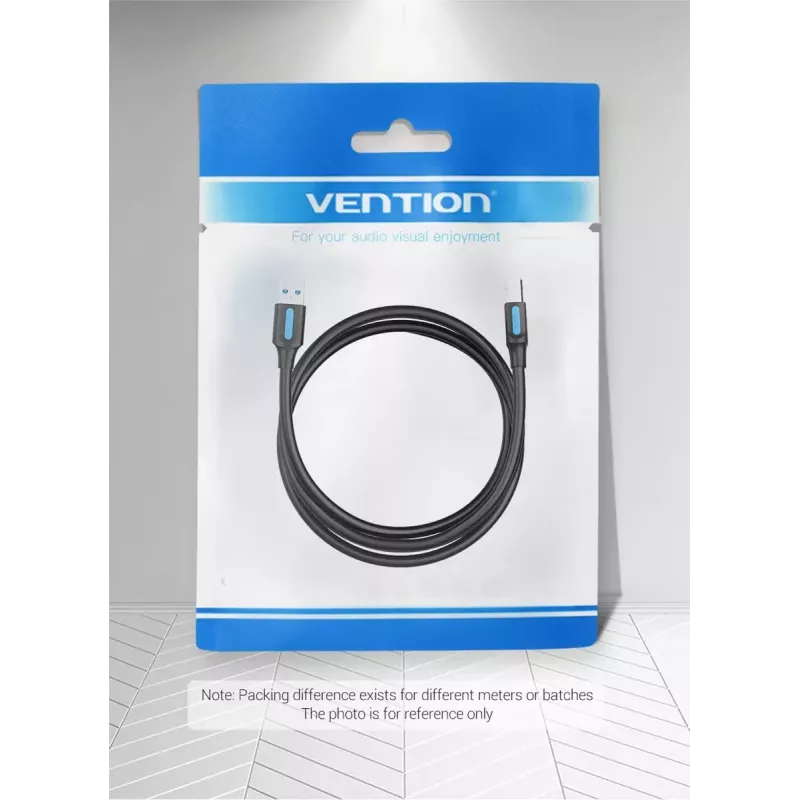 Vention COOBI cable de impresora USB 3.0, USB-A macho a USB-B macho, 3 m, 5 Gbps, negro