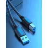 Vention COOBI cable de impresora USB 3.0, USB-A macho a USB-B macho, 3 m, 5 Gbps, negro