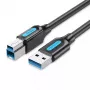 Vention COOBI cable de impresora USB 3.0, USB-A macho a USB-B macho, 3 m, 5 Gbps, negro