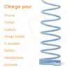 Club 3D CAC-3030 cable USB-C Magnetic-Coil, 240 W PD3.1, bidireccional, carga rápida, 2 m (6,56 ft), azul