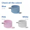 Club 3D CAC-3030 cable USB-C Magnetic-Coil, 240 W PD3.1, bidireccional, carga rápida, 2 m (6,56 ft), azul