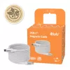 Cable USB-C Magnetic-Coil Club 3D CAC-3032 — blanco, diseño de bobina magnética para carga y transferencia de datos