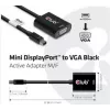 Adaptador activo CLUB3D MiniDisplayPort™ a VGA negro M/H