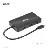 HUB CLUB3D USB Gen2 Type-C a Dual DisplayPort 4k60Hz 7-en-1