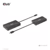 HUB CLUB3D USB Gen2 Type-C a Dual DisplayPort 4k60Hz 7-en-1