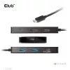 HUB CLUB3D USB Gen2 Type-C a Dual DisplayPort 4k60Hz 7-en-1