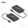 HUB CLUB3D USB Gen2 Type-C a Dual DisplayPort 4k60Hz 7-en-1
