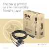 Club 3D CAC-1712 cable de HDMI a VGA M/M con alimentación Micro-USB y audio de 3,5 mm, 2 m (6,56 ft), 28AWG