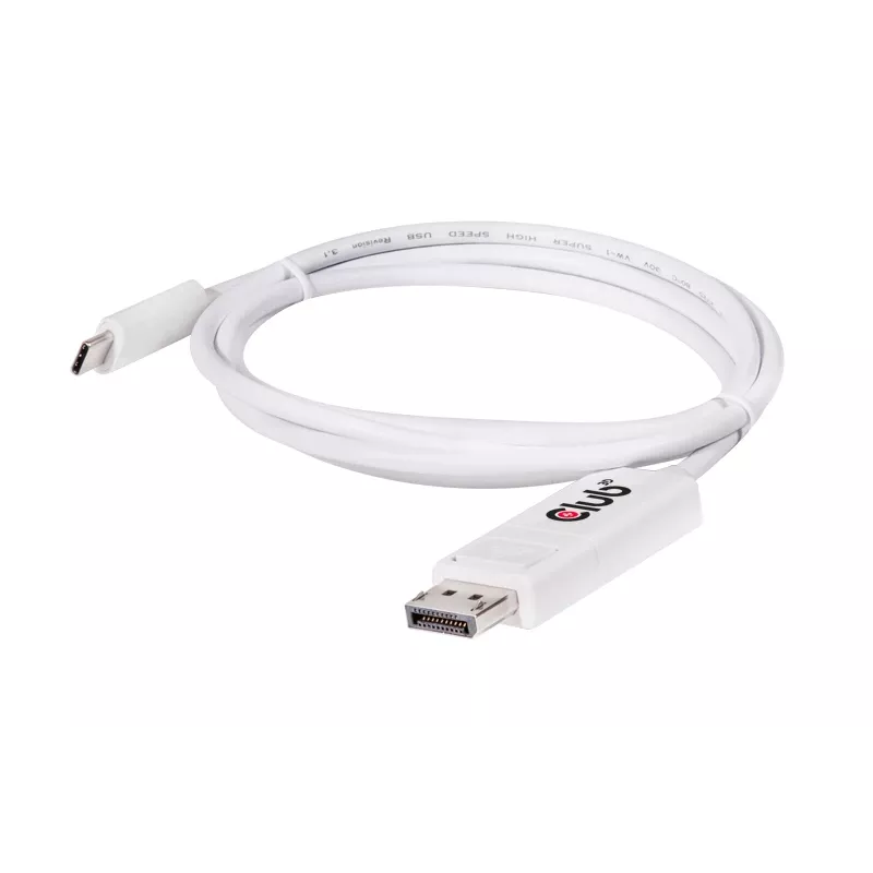 Adaptador CLUB3D cable USB 3.1 tipo C a DisplayPort 1.2 UHD