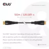 Cable AOC CLUB3D CAC-1394 Ultra High Speed 4K120Hz/8K60Hz unidireccional M/M 100m