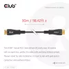 Cable AOC híbrido CLUB3D HDMI™ 8K60Hz/4K120Hz 30m / 98,42 ft, 30 m, HDMI tipo A (estándar), HDMI tipo A (estándar), 48 Gbit/s, negro