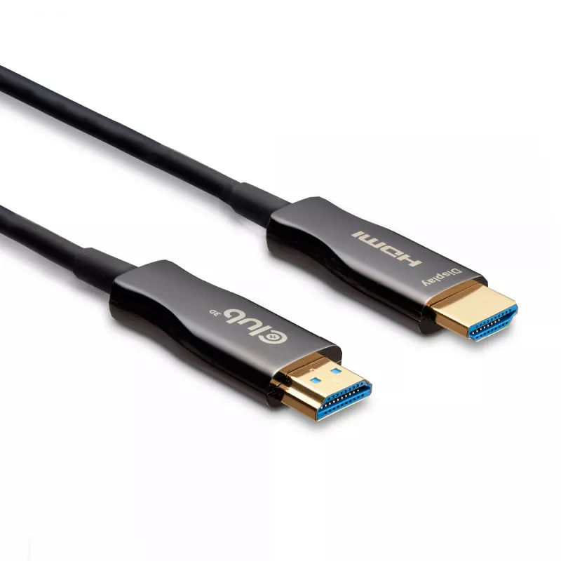 Cable AOC híbrido CLUB3D HDMI™ 8K60Hz/4K120Hz 30m / 98,42 ft, 30 m, HDMI tipo A (estándar), HDMI tipo A (estándar), 48 Gbit/s, negro
