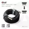 Cable AOC híbrido Club 3D HDMI 8K60Hz / 4K120Hz 50 m, HDMI tipo A macho–macho
